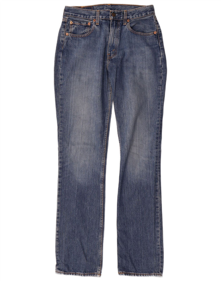 Damskie jeansy Levi's 595 Straight W31 L34 Niebieskie bawełniane