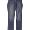 Damskie jeansy Levi's 595 Straight W31 L34 Niebieskie bawełniane