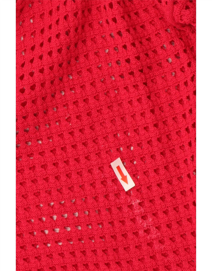 Damski sweter oversize French Connection UK 14, średni czerwony