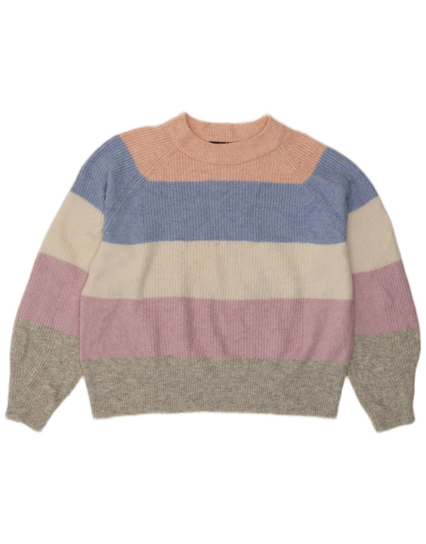 Marks & Spencer Damski sweter z okrągłym dekoltem, UK 16, duży, wielokolorowy