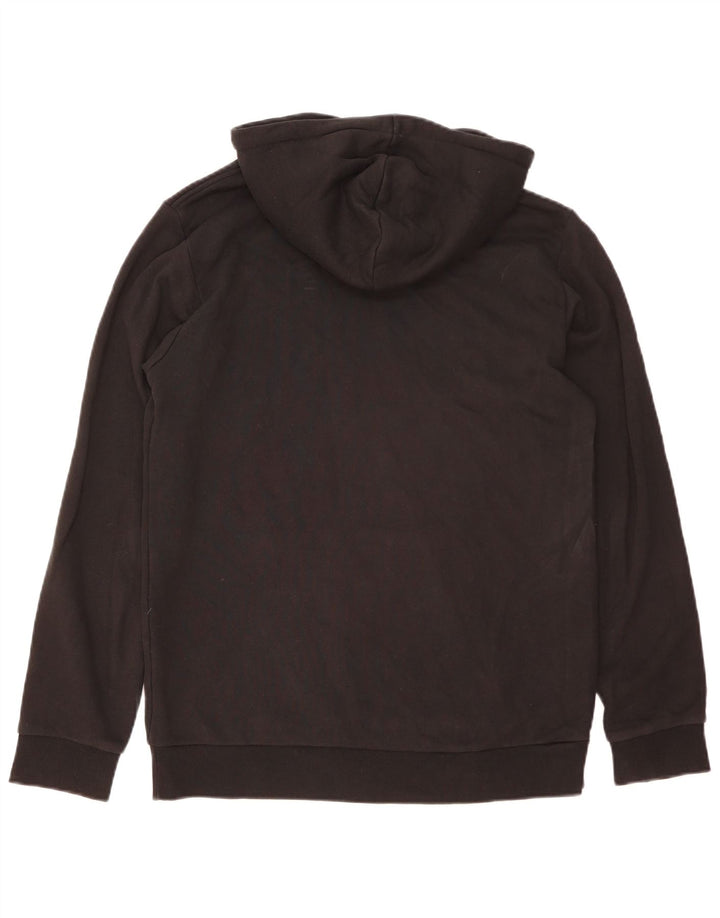 Męska bluza z kapturem Adidas Graphic, średnia czarna, bawełniana