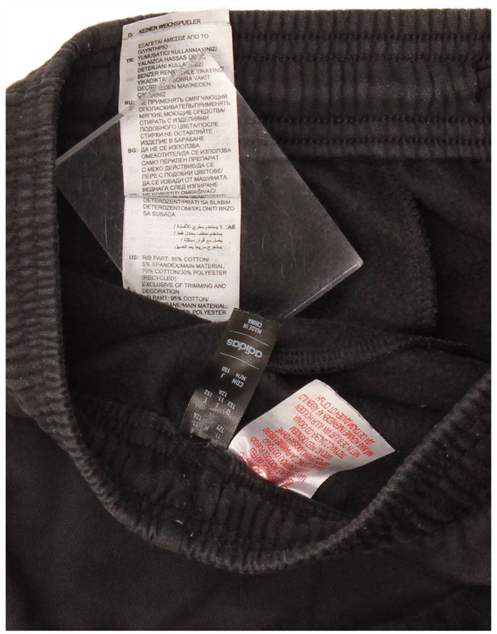 Chłopięce spodnie dresowe ADIDAS Joggers 11-12 lat, czarna bawełna