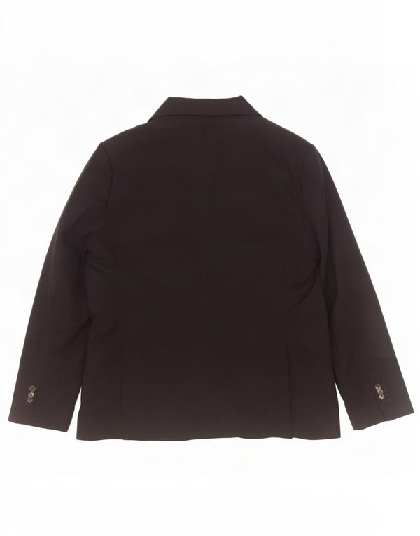 Męska marynarka zapinana na 2 guziki Massimo Dutti EU 56 XL, czarna wełna