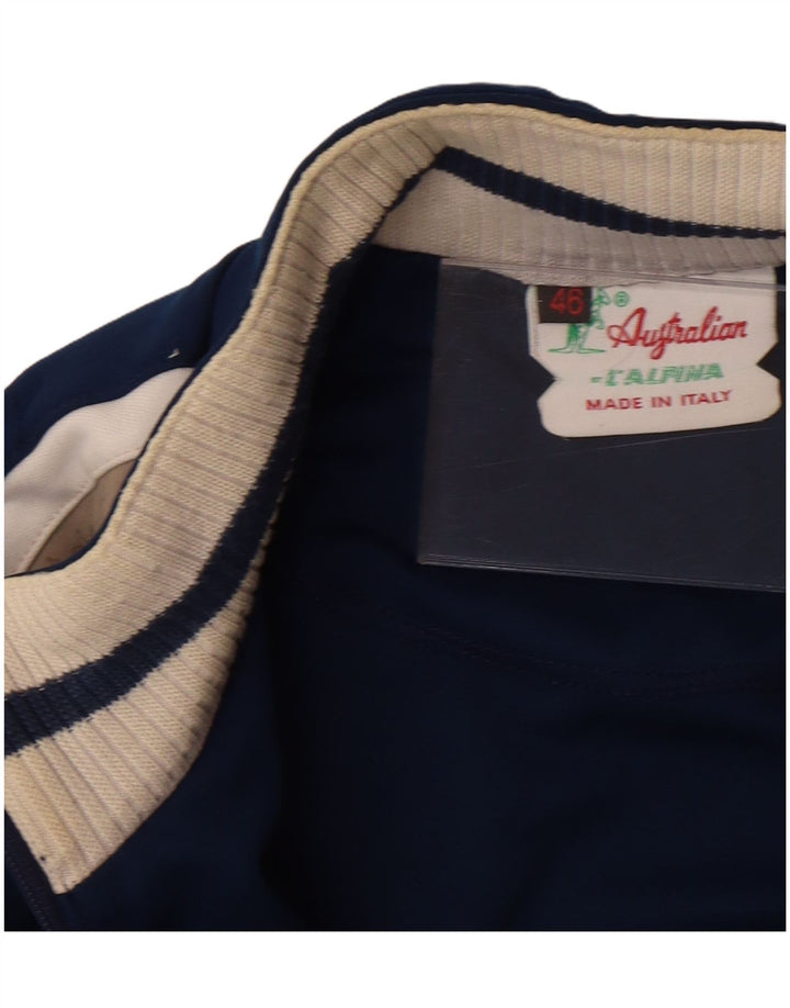 AUSTRALIJSKA Męska kurtka dresowa L'ALPINA IT 46, mała niebieska, poliester