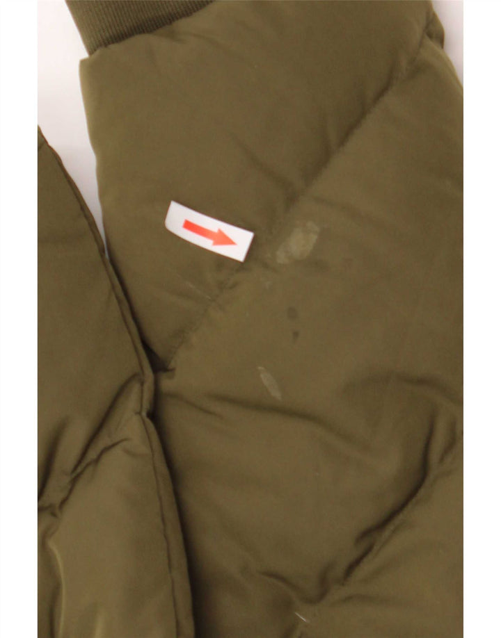 Damska wyściełana kurtka Guess Graphic UK 12, średni khaki, poliester