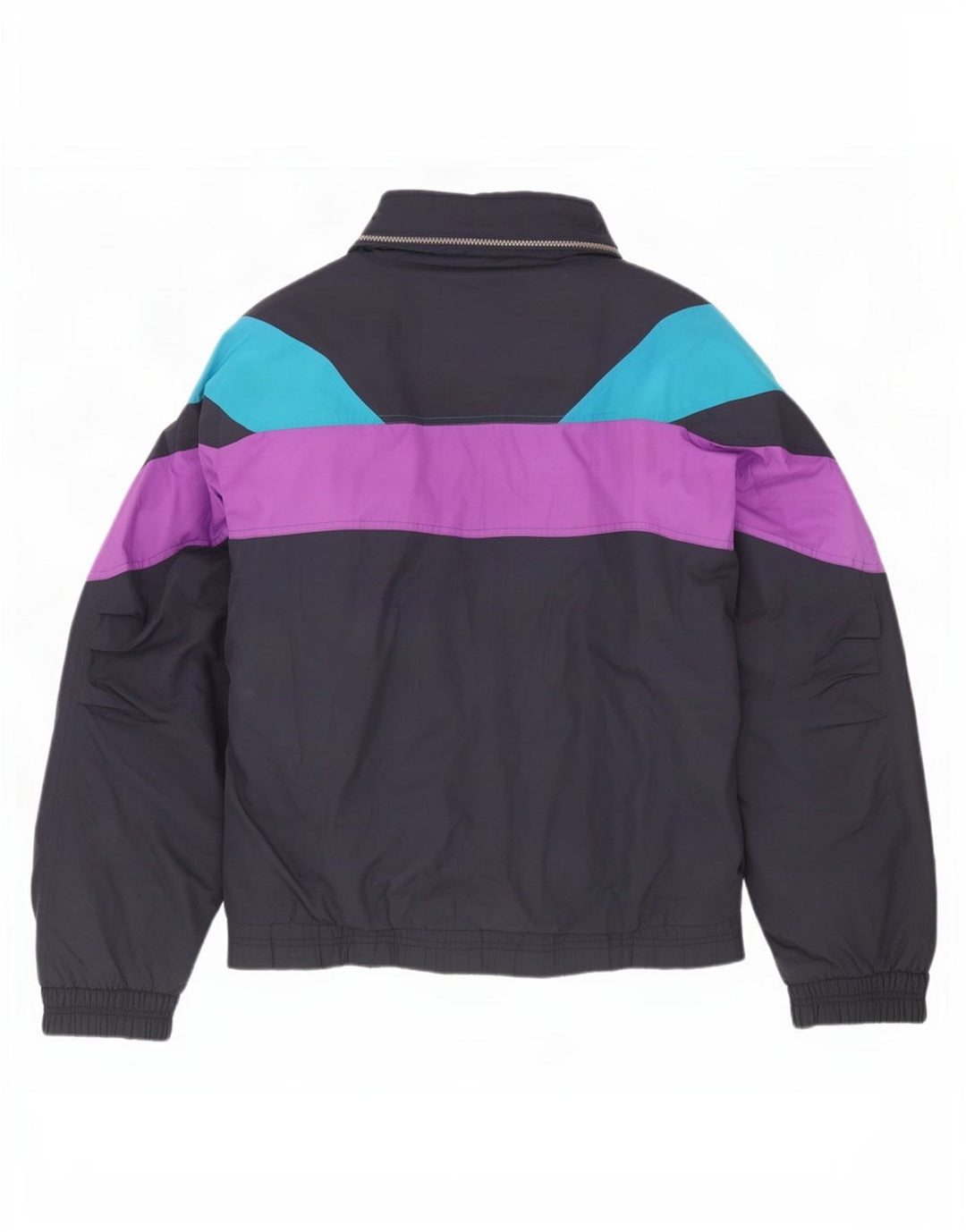 Męska kurtka narciarska Sergio Tacchini UK 38 Medium Granatowa, sportowa z blokami kolorów