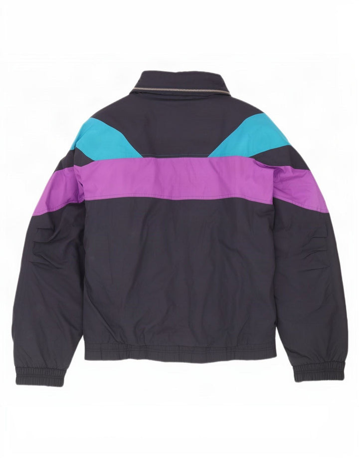 Męska kurtka narciarska Sergio Tacchini UK 38 Medium Granatowa, sportowa z blokami kolorów