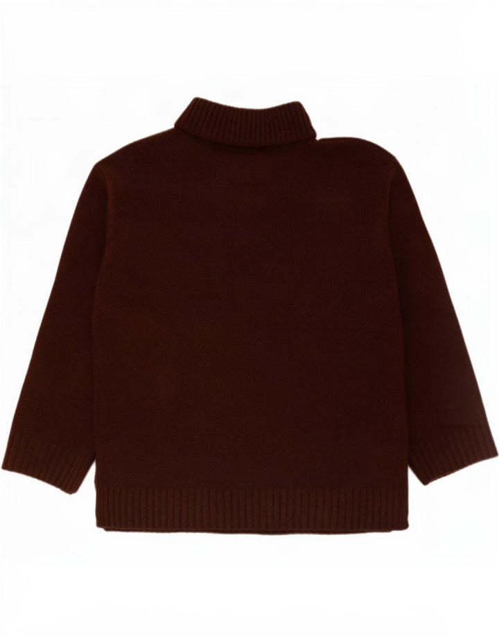 Marks & Spencer Damski sweter z golfem, UK 14, średni burgund