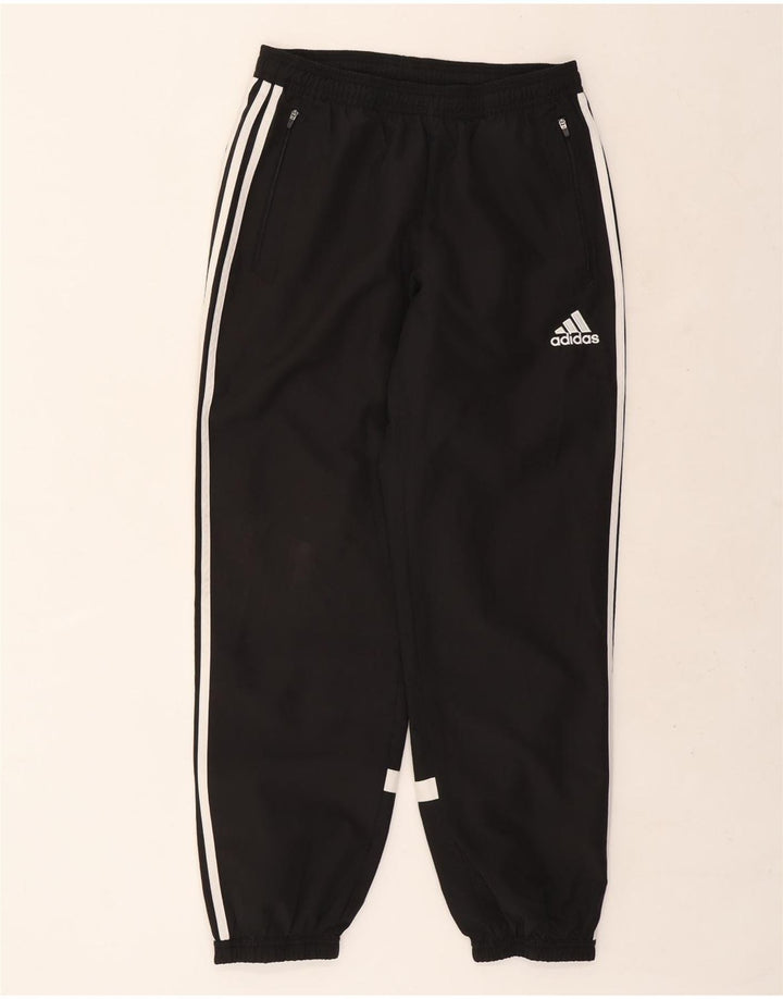 Adidas Męskie spodnie dresowe Joggery Średni czarny poliester z blokami kolorów