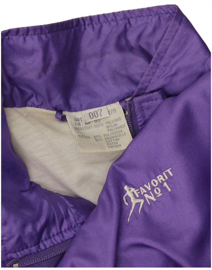 Kurtka męska dresowa w stylu vintage 2XL Fioletowy poliamid