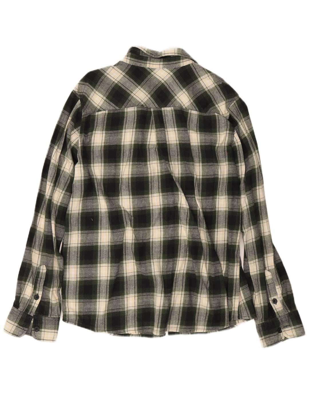 Męska koszula flanelowa Mountain Warehouse XL, bawełniana w zieloną kratkę