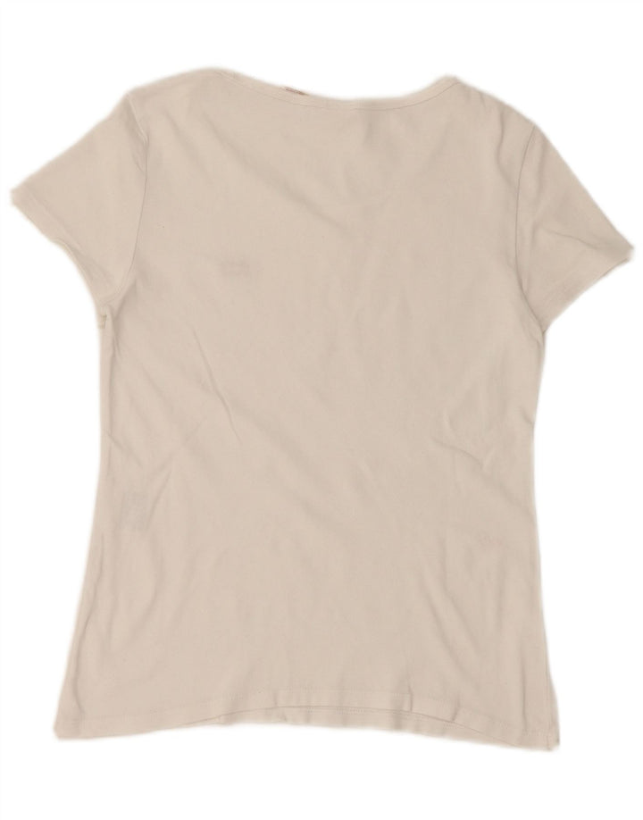 Damski T-shirt Levi's Crop Top UK 12 Średni Biały