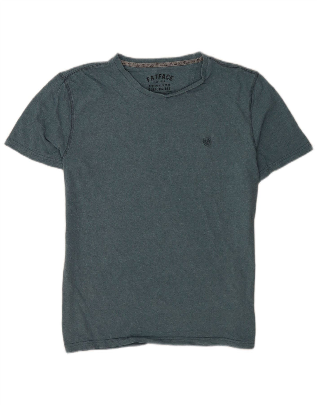 T-shirt męski Fat Face, duży, zielony, bawełniany