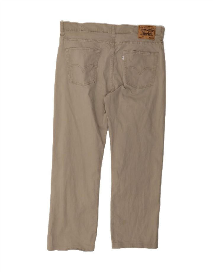 LEVI'S Mens 752 Straight Jeans W36 L29 Beige Cotton Vintage Levi's and Second-Hand Levi's from Messina Hembry 