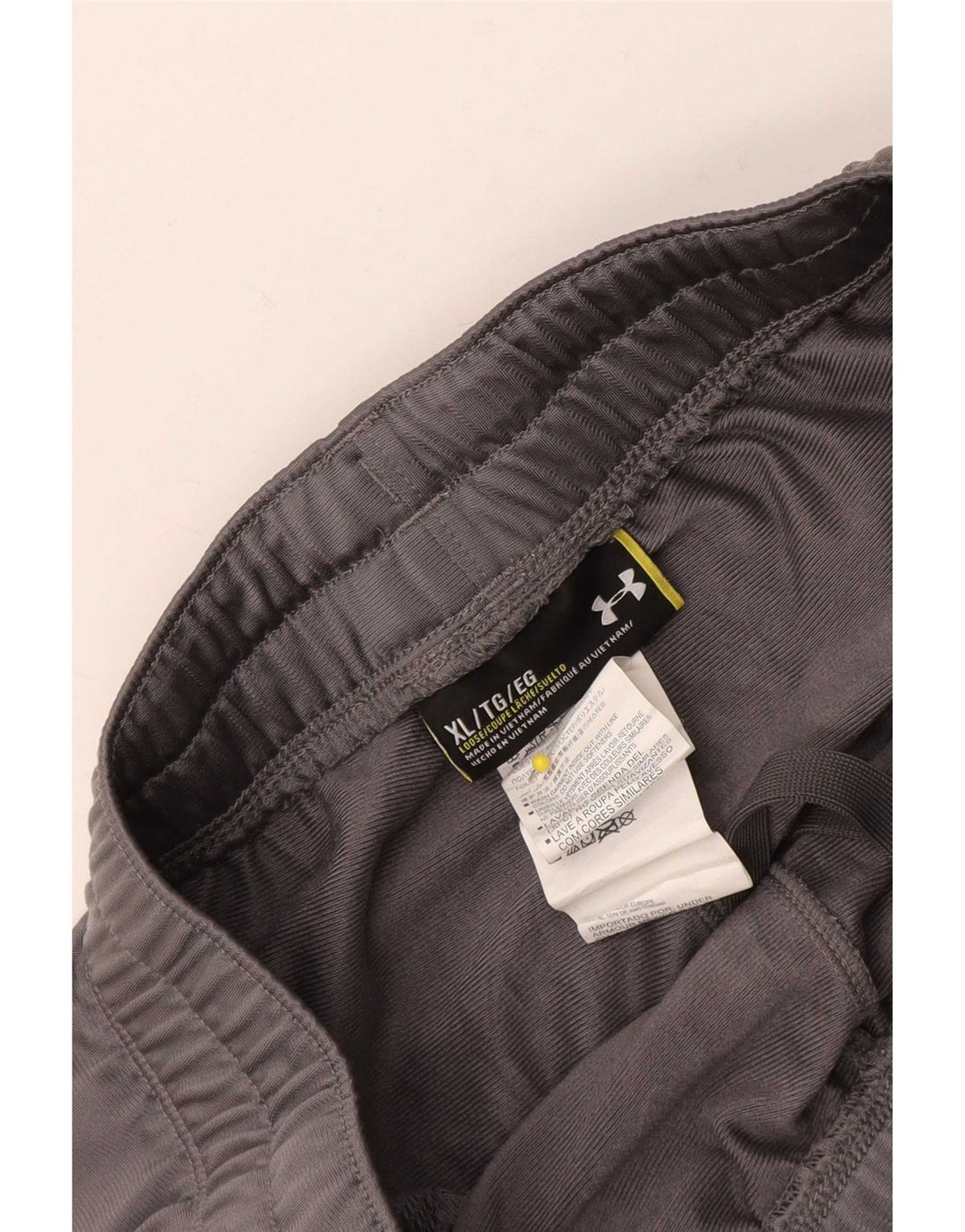 Męskie spodnie dresowe Under Armour XL, szare, poliestrowe
