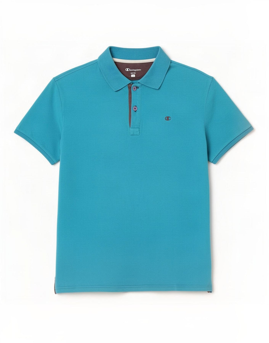 Męska koszulka polo Champion Easy Fit, duża, niebieska, bawełniana