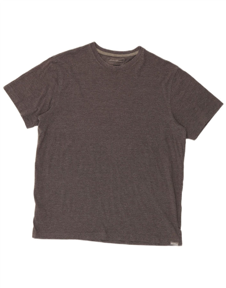 T-shirt męski Eddie Bauer, duży, szary, bawełniany