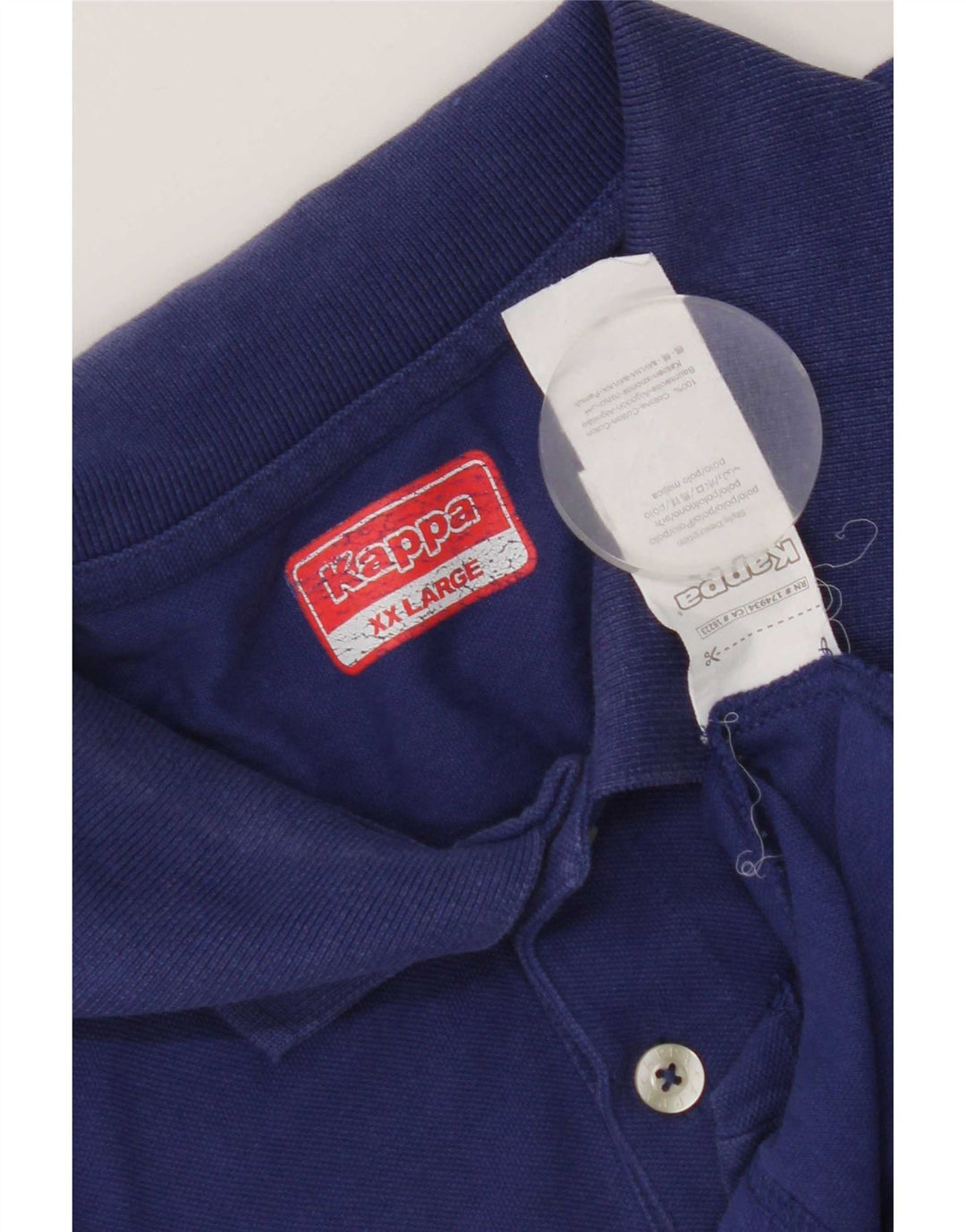 Męska koszulka polo Kappa 2XL, niebieska, bawełniana