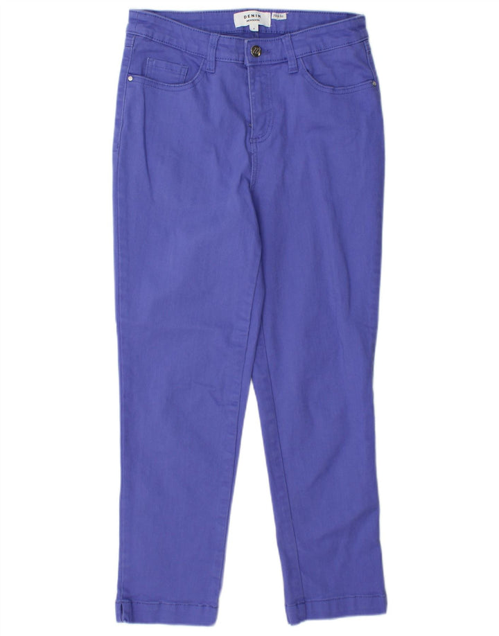 Dżinsy damskie MONSOON Hoile Cropped UK 8 Small W28 L25 Fioletowe