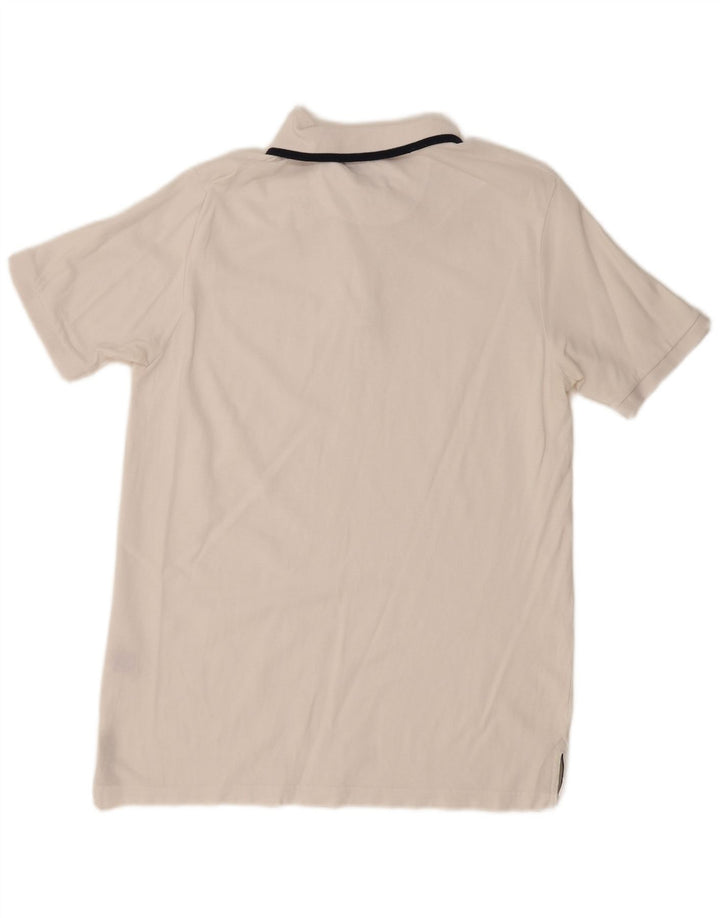 Męska koszulka polo Dack's, duża, biała, bawełniana