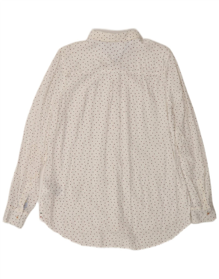 Koszula damska Tommy Hilfiger UK 16 Large White Spotted Lyocell