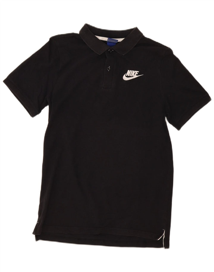 Męska koszulka polo Nike, mała, czarna, bawełniana
