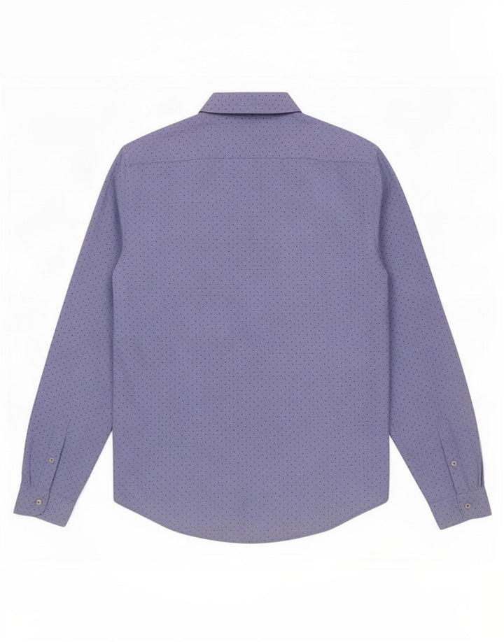 Koszula męska Zara Slim Fit, średnio niebieska w cętki