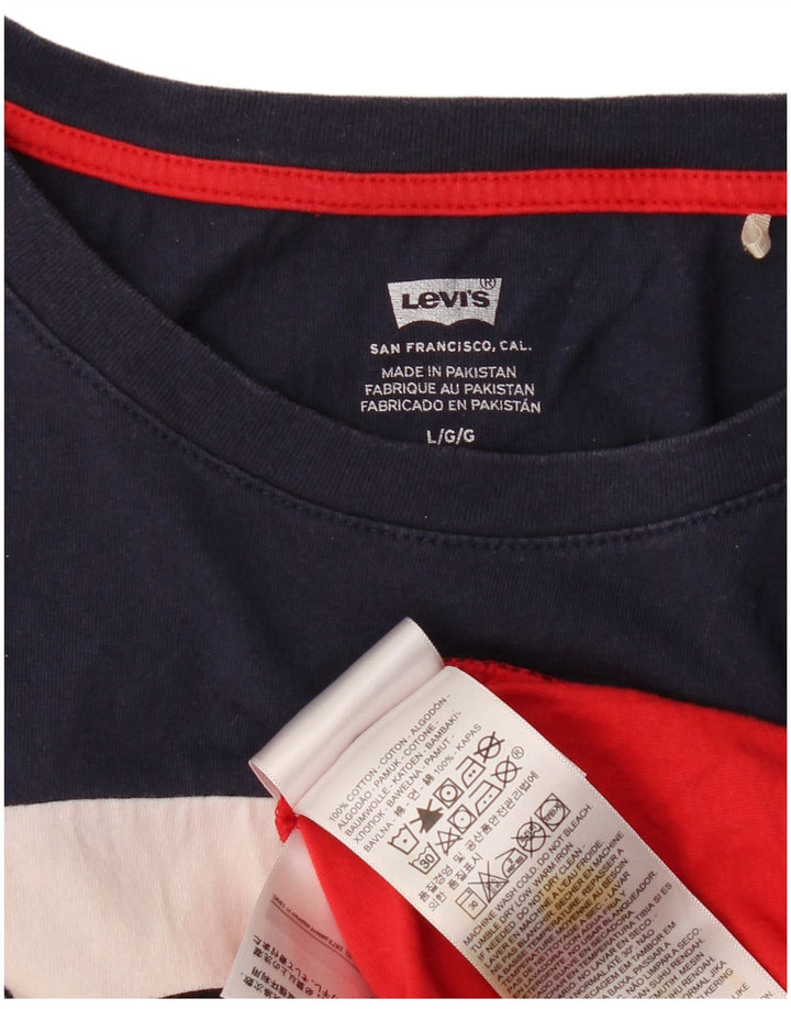 Damska kamizelka LEVI'S Crop Graphic UK 14, duża, wielokolorowa