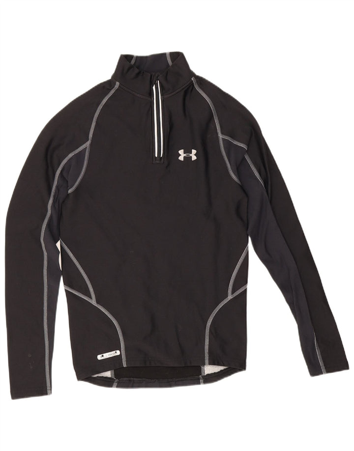 Męski dres Under Armour Cold Gear z graficznym pulowerem, średni czarny