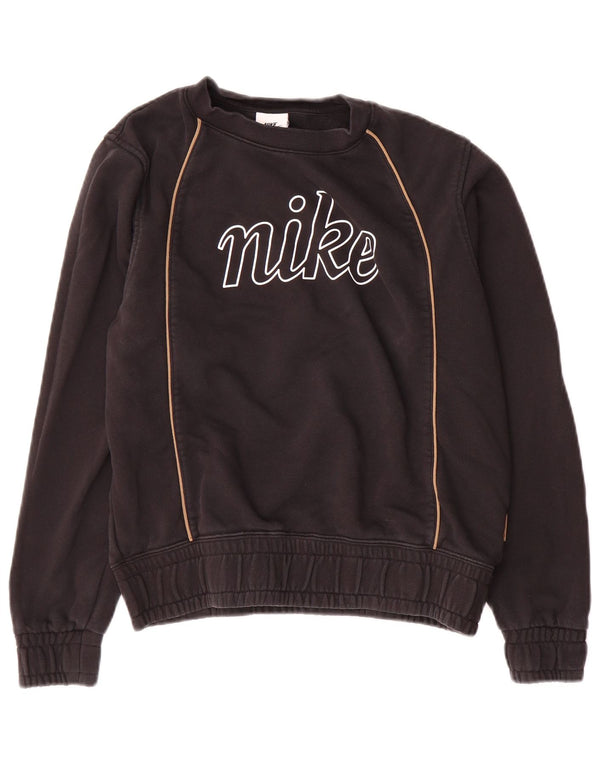 Damska bluza dresowa Nike Graphic Oversize UK 6 XS, czarna bawełna