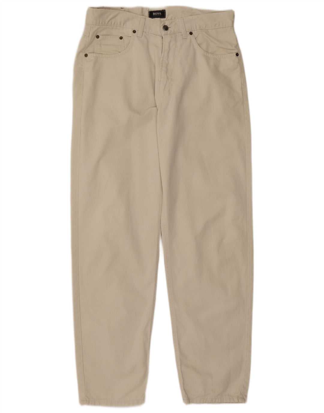 Męskie jeansy zwężane HUGO BOSS Arkansas W34 L32 Biała bawełna