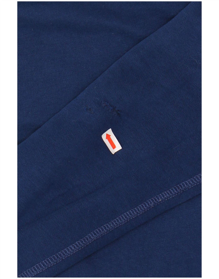 Damski sweter z kapturem i grafiką ABERCROMBIE & FITCH UK 14, średni granat