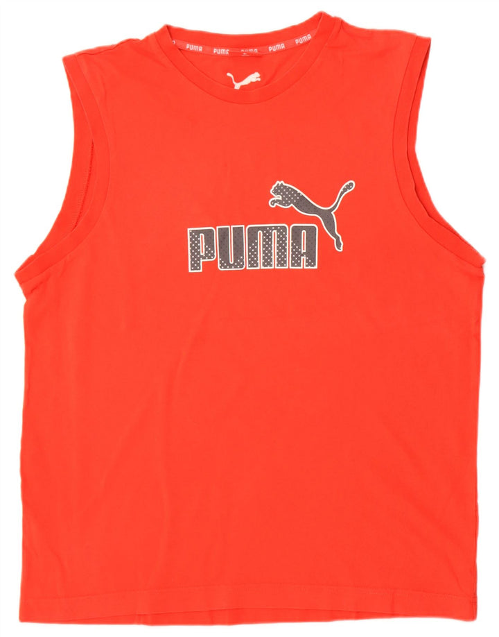 Męska kamizelka z grafiką Puma XL, czerwona