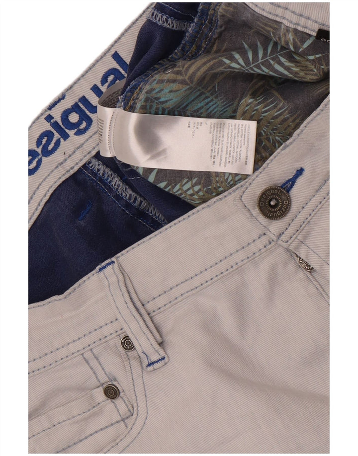 Desigual Męskie jeansy slim W36 L33 Niebieskie bawełniane