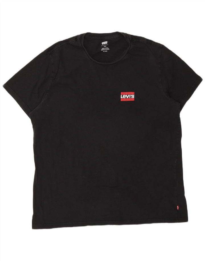 Męski T-shirt Levi's Slim Top XL Czarny