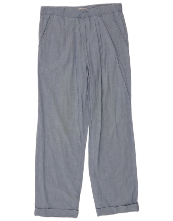 Max&Co. Damskie spodnie chino z pegged UK 14 duże W32 L30 niebieska bawełna