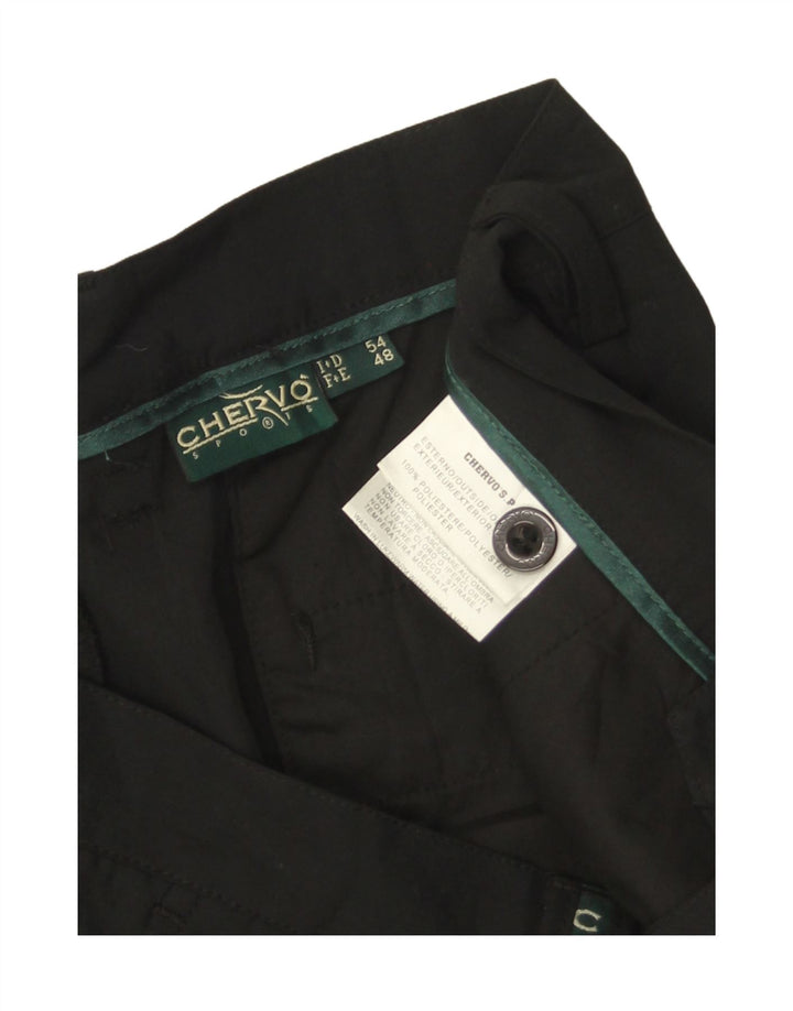 Spodnie męskie CHERVO Chino IT 54 2XL W36 L32 Czarny poliester