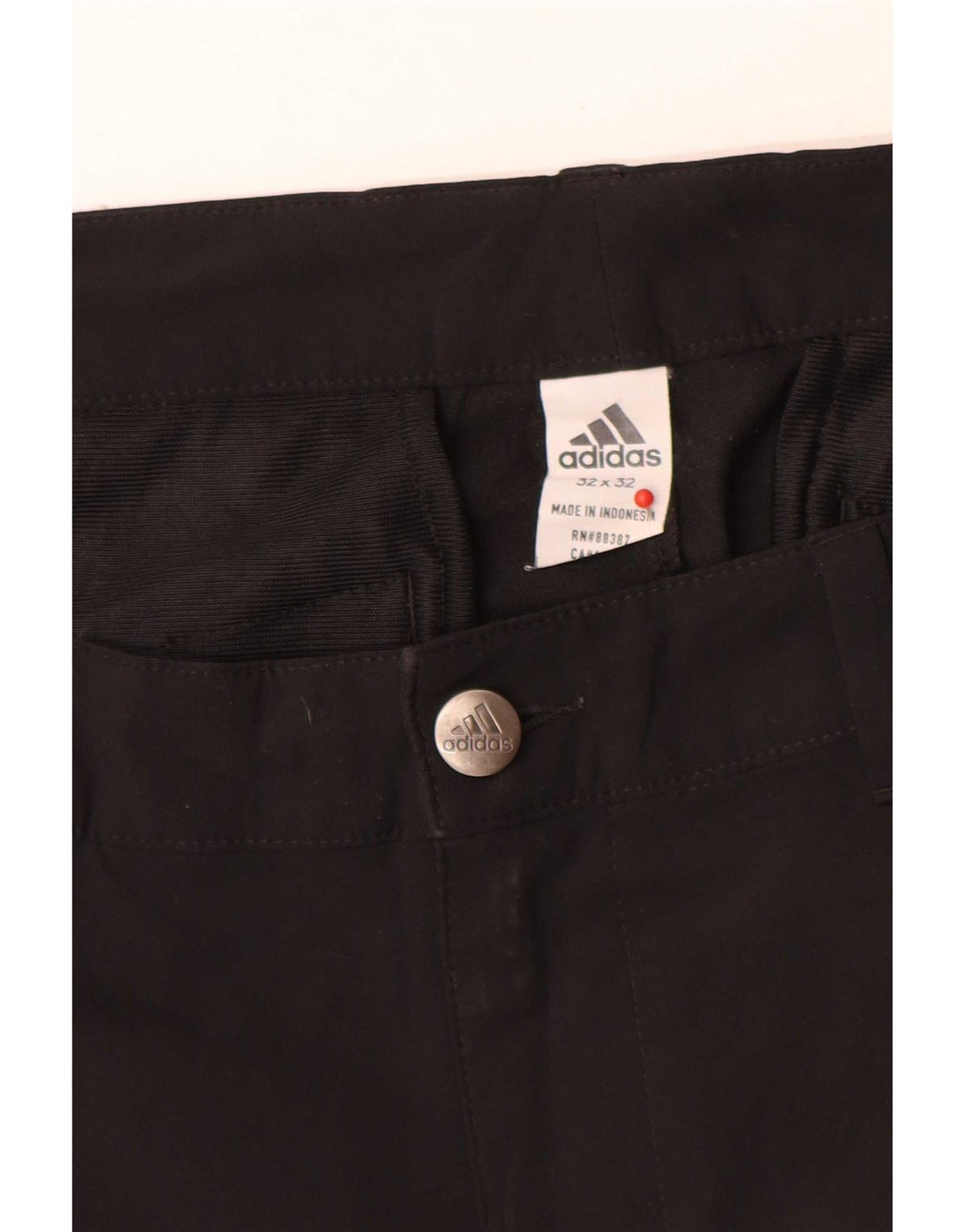 Spodnie damskie Adidas Slim Chino W32 L32 Czarny poliester