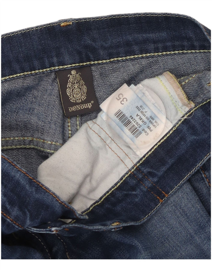 Dondup Męskie jeansy slim W35 L30 Niebieski poliester