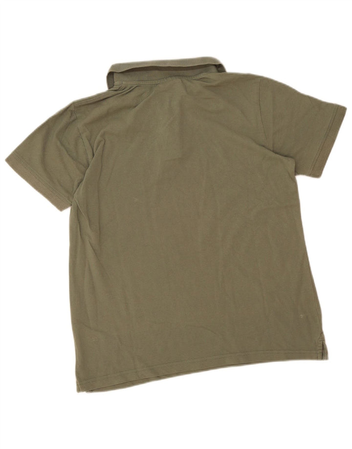 Męska koszulka polo Kappa, średnia bawełna khaki
