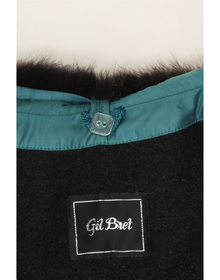 GIL BRET Womens Trench Coat UK 16 Large Blue Vintage Gil Bret and Second-Hand Gil Bret from Messina Hembry 