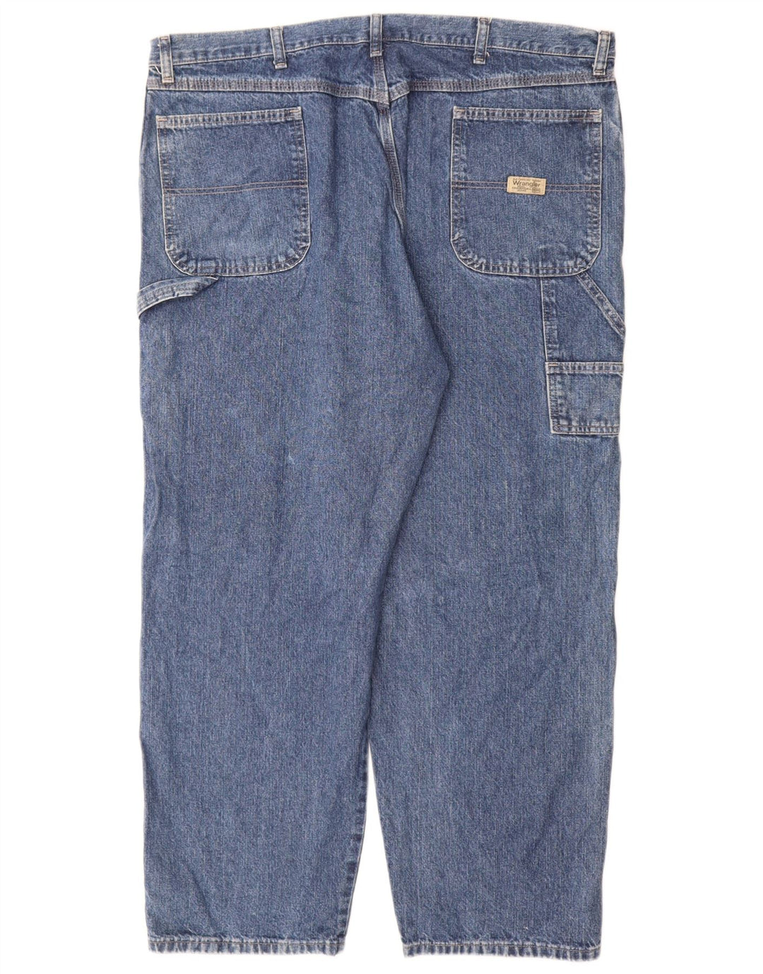 Męskie jeansy Wrangler Cargo Straight W42 L30 Niebieskie bawełniane