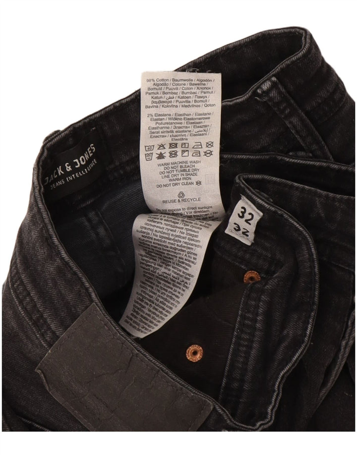 Męskie jeansy Jack & Jones GLENN Slim W32 L32 Szara bawełna