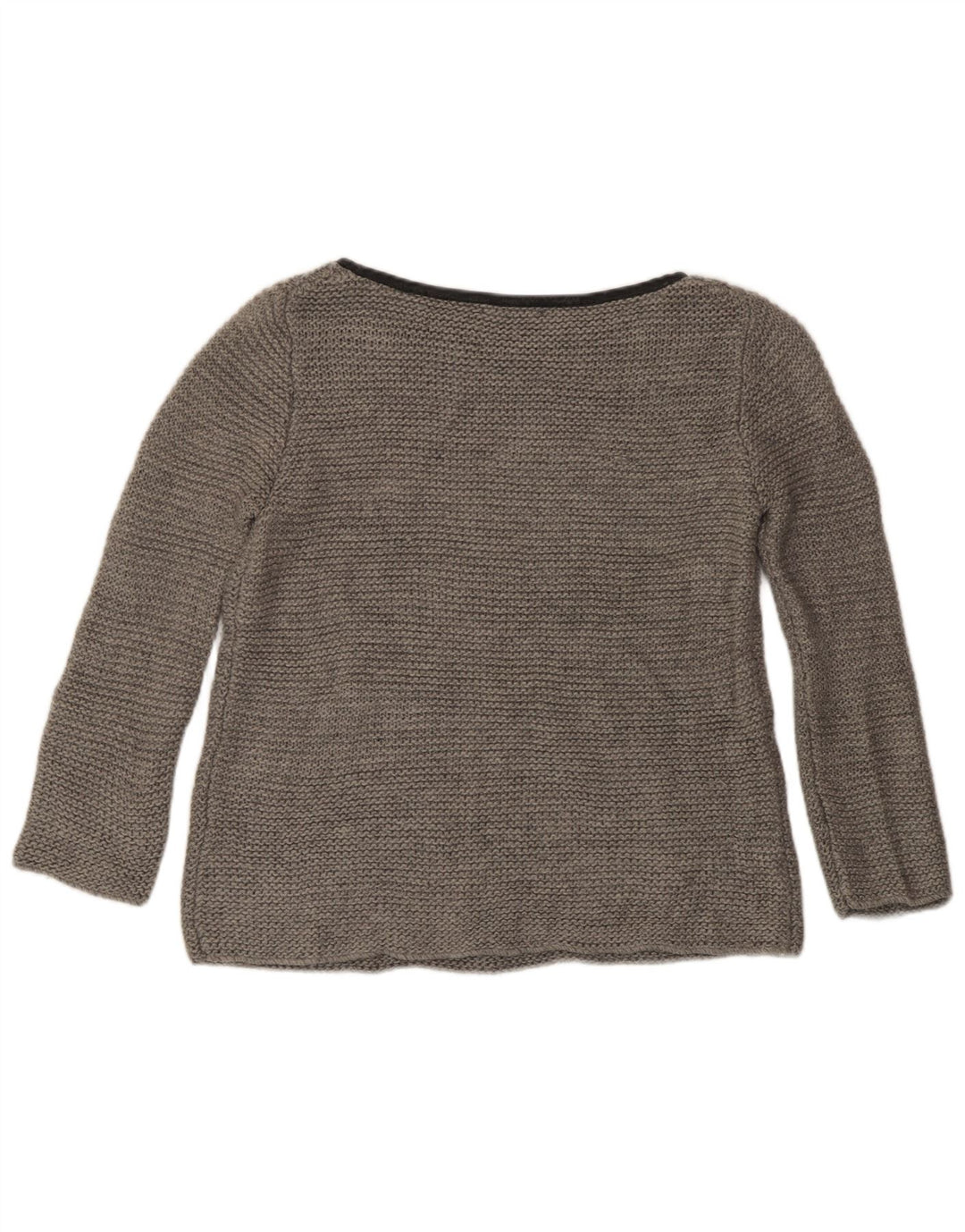 Sweter damski Zara z dekoltem w łódkę UK 14, średni szary