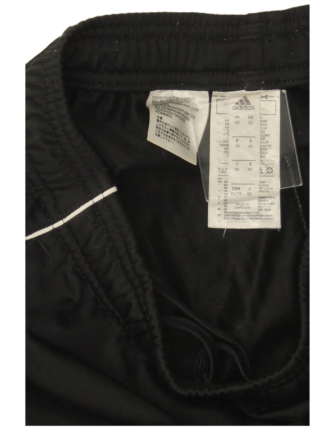 Męskie spodnie dresowe ADIDAS Joggers XS Czarny poliester