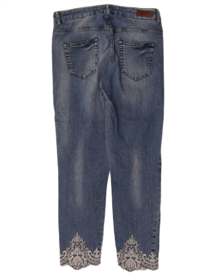 Jeansy damskie Benetton W32 L26 niebieskie