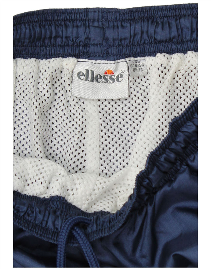 Damskie spodnie dresowe Ellesse Joggers UK 16, duże granatowe, poliestrowe