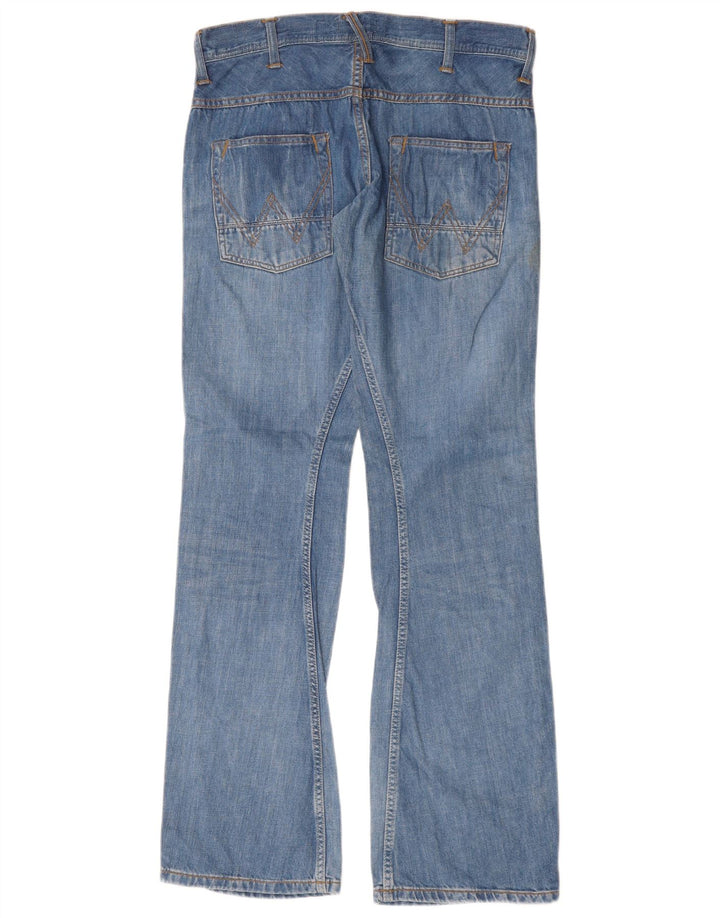 Męskie jeansy Sharkey Bootcut WRANGLER W31 L34, niebieskie, bawełniane