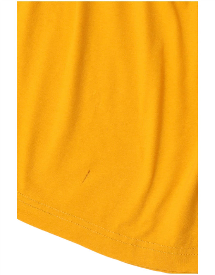 Męski T-shirt z grafiką CHAMPION Top, średni żółty