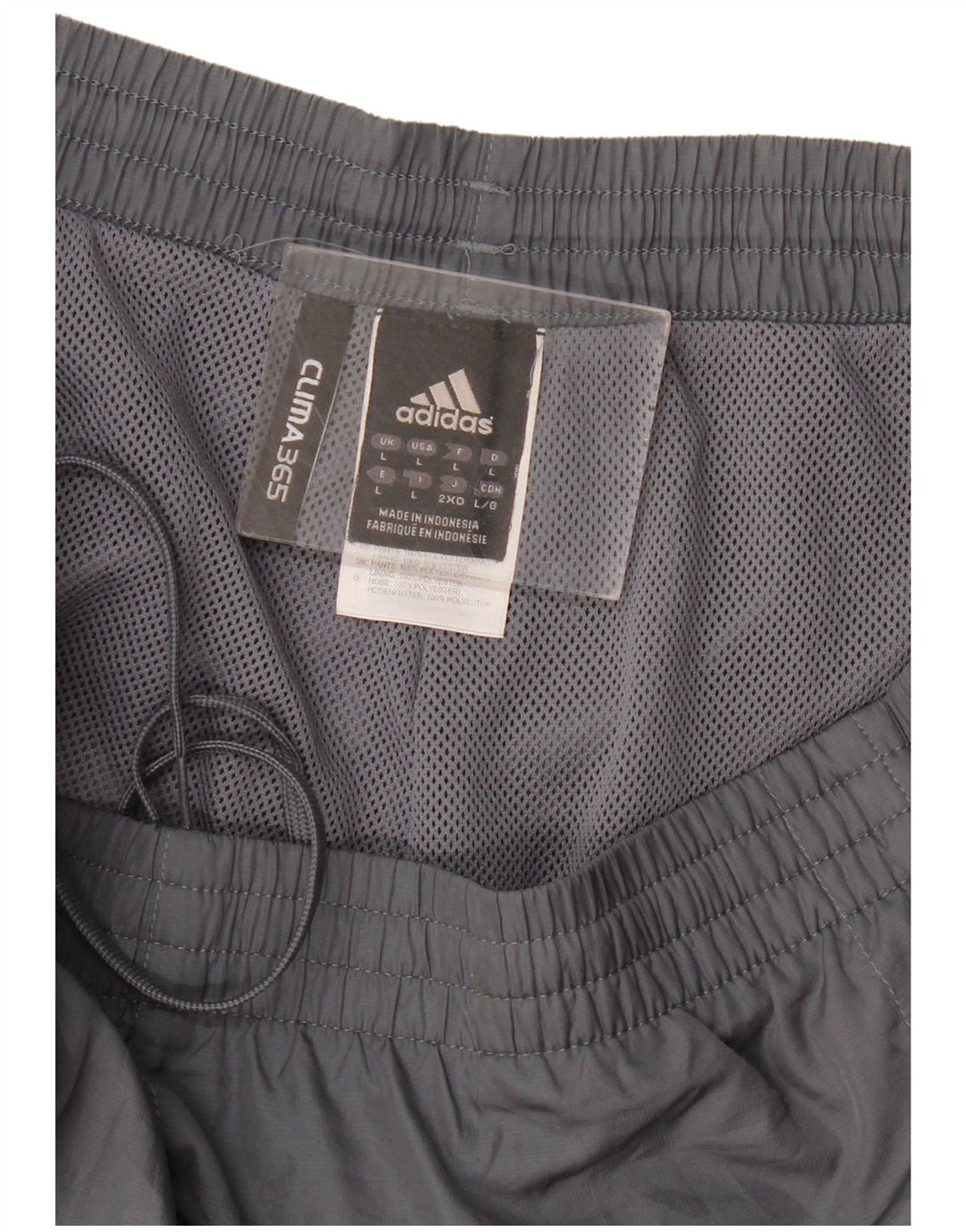 Wodoodporne spodnie Adidas Męskie Clima 365, duże, szare, z poliestru